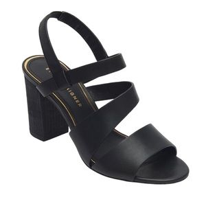Etienne Aigner Black Strappy Heels